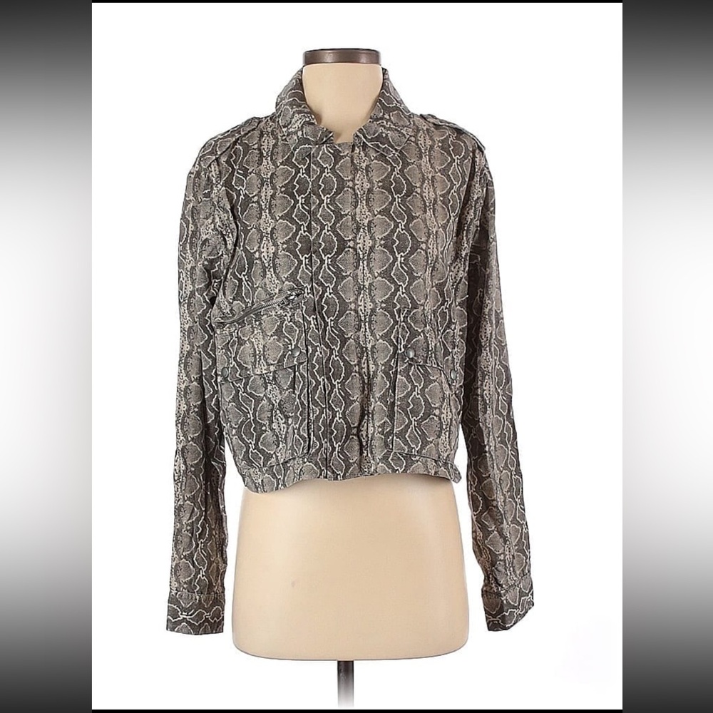 Animal print jacket